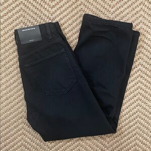 Alexander Wang - Classic Wide Legged Straight Jeans - Black - 24